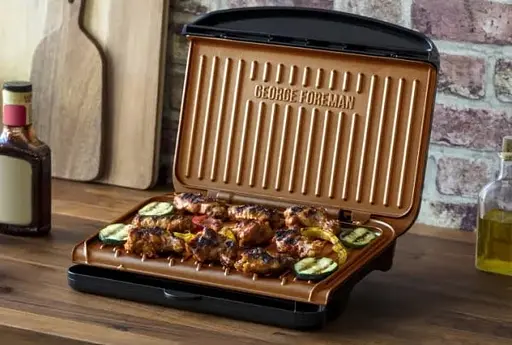 Гриль Russell Hobbs George Foreman 25811-56 Fit Grill Copper Medium - фото 2