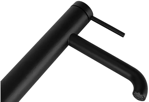 Змішувач для умивальника Rea Spot високий black REA-B2013 Чорний матовий - фото 4