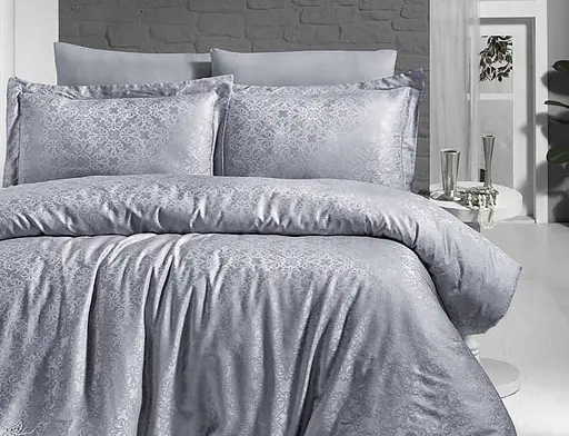 Постільна білизна Lamone gri Жаккард First Choice pbe0051020 - фото 1