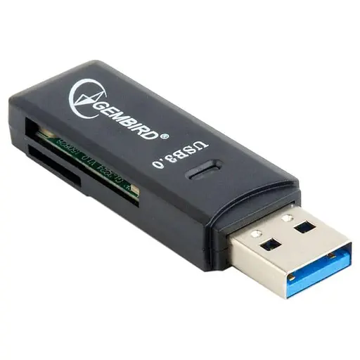 Кардрiдер Gembird USB3.0 UHB-CR3-01 Black (UHB-CR3-01) - фото 2