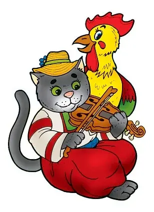 Котик та Півник. Українська народна казка з наклейками - фото 3