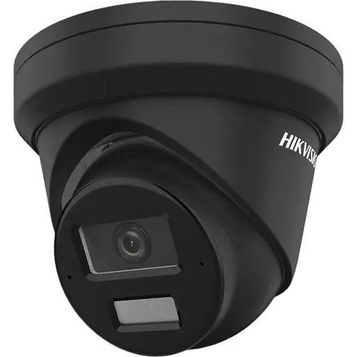 Видеокамера купольная Hikvision Acusense Smart Hybrid Light со звуком DS-2CD2343G2-LI2U Black (2.8мм) 4 МП