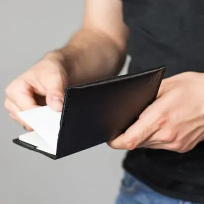 Паспортная обложка черная - фото 4