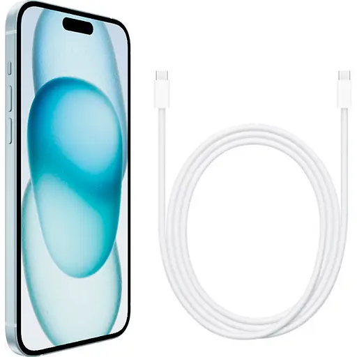 Смартфон Apple iPhone 15 Plus 128GB Blue (MU163) Б/У [159212] - фото 13