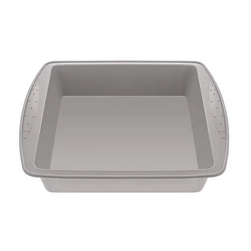 Квадратна силіконова форма для аерогрилю, духовки та мультипечі 24,5*26,5 см, Kitchen Master Сірий 87449 - фото 6