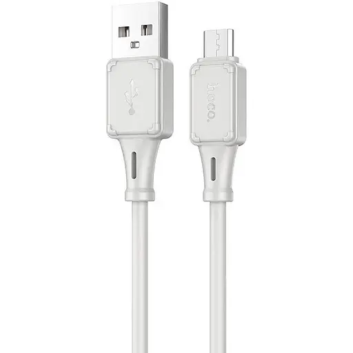 Кабель Hoco Micro USB Assistant silicone charging data cable X101 1 м 2.4A - фото 1