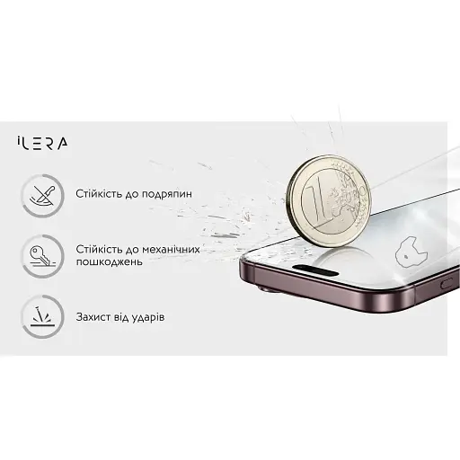 Захисне скло iLera Infinity Glass 2.0 для Apple iPhone Air (ILin17Air) [144451] - фото 5