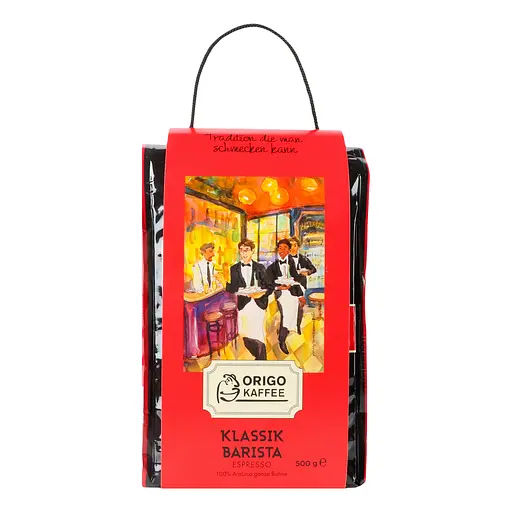 Кофе в зернах Origo Kaffee Klassik Barista Espresso, обжаренный, 500 г (911045) - фото 1
