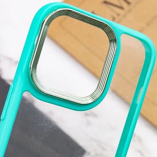 Чехол Epik TPU+PC Lyon Case для Apple iPhone 13 Pro 6.1 Green - фото 6