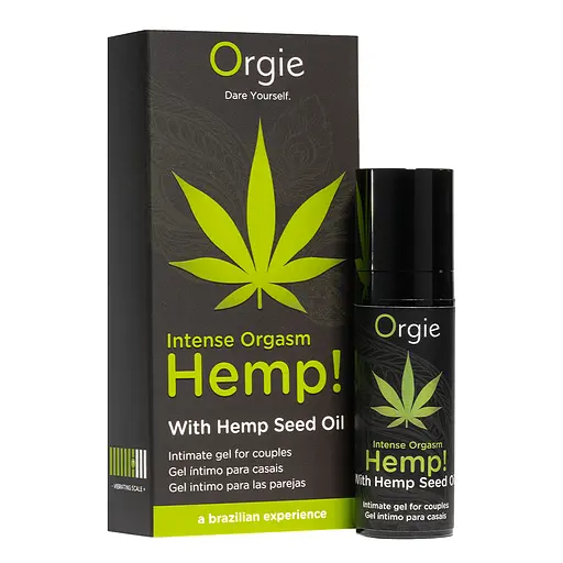 Рідкий вібратор Orgie Intense Orgasm Hemp! 15 мл