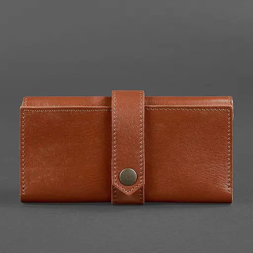 Шкіряне портмоне 3.0 світло-коричневе - фото 6