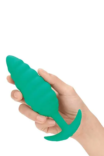 Анальна пробка B-Vibe Тwist 15.4 см (зелений) - фото 4