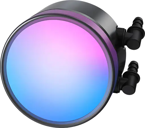 Водяное охлаждение Ocypus Delta L24 V2 ARGB Black (DELTA-L24-BK2AAWNN02X-GL) - фото 2