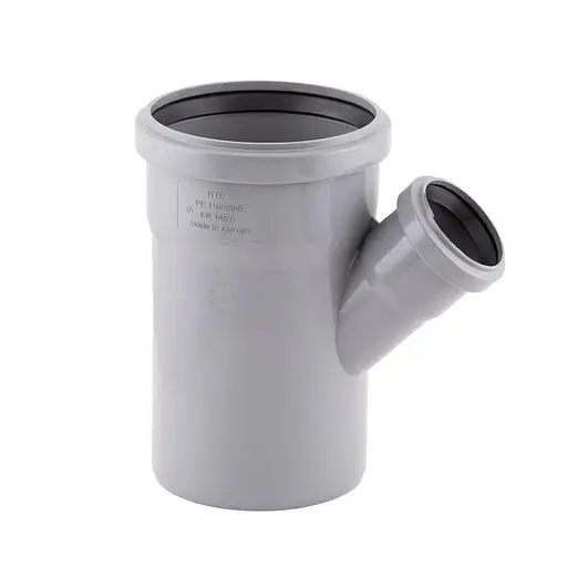 Трійник PPR каналізаційний TA Sewage 110х50х110, 45° TASTRPP4511050 - фото 1