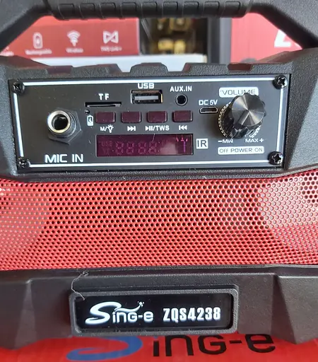 Акустична система (колонка) ZQS4238 з підсвічуванням - фото 5