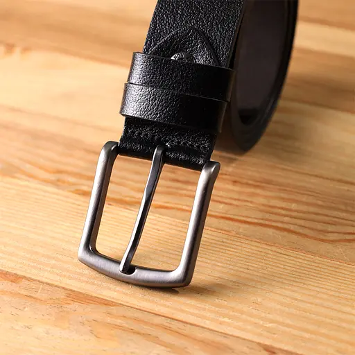 Ремінь із натуральної шкіри Bond надійний чоловічий 130х3,7 см acs0029615 - фото 9