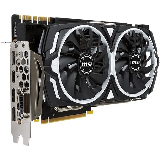 Видеокарта MSI GTX 1070 8Gb Armor OC (GTX 1070 ARMOR 8G OC) (GDDR5, 256 bit, PCI-E v3.0) Б/у - фото 6
