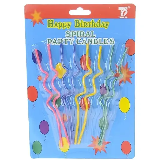 Свеча для торта спираль IE710