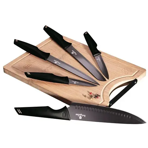 Набор ножей из 6 предметов Berlinger Haus Black Rose Collection (BH-2708)