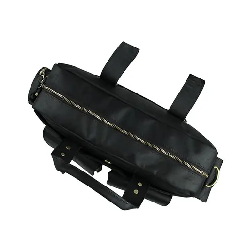 Вместительная кожаная сумка 2 в 1 John McDee для мужчин 38х10х30.5 см sum0028414 - фото 10