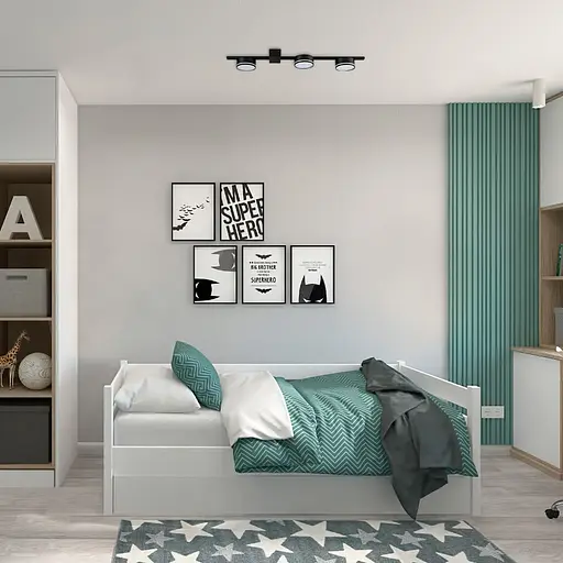 Люстра Ardero ML483-3 під лампу чорний - фото 3