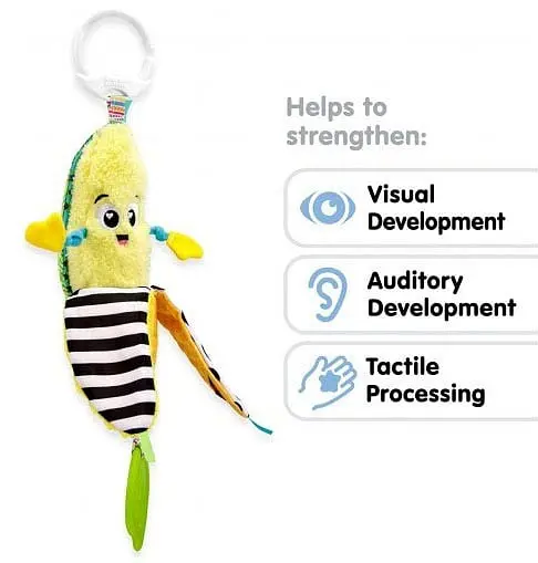 М'яка іграшка підвіска Lamaze Банан L27382 - фото 4