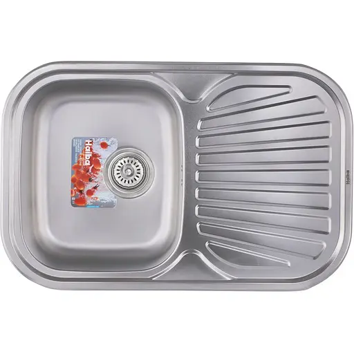 Мойка кухонная HAIBA 74x48 decor (HB0559) - фото 1