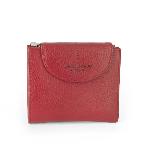 Гаманець жіночий шкіряний маленький Las Fernando 110-103 А червоний - фото 1