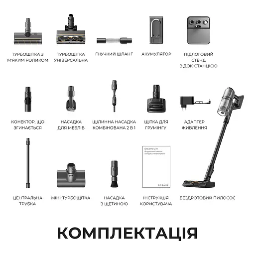 Бездротовий пилосос Dreame Z30 Animal - фото 15