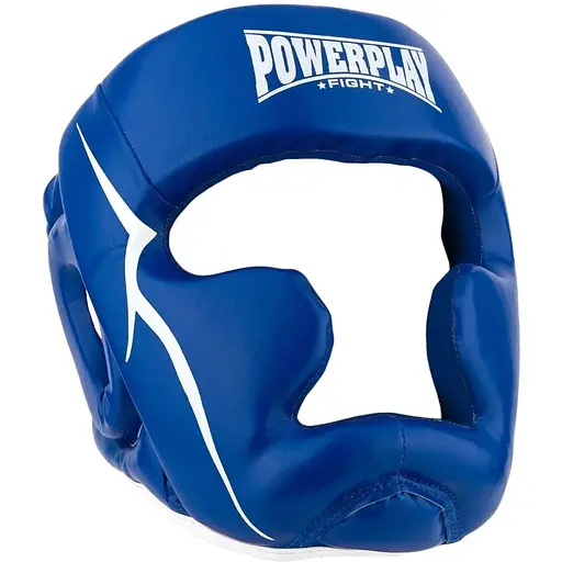 Боксерский тренировочный шлем PowerPlay 3100 PU XL Blue