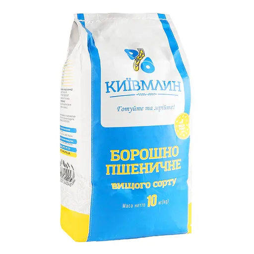 Борошно пшеничне Київмлин вищого сорту 10 кг - фото 2