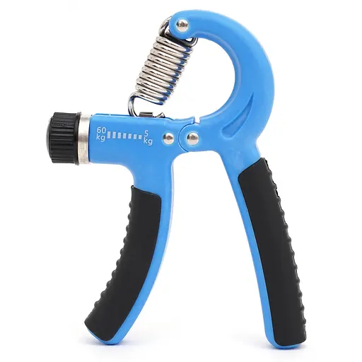 Еспандер кістьовий Cornix 5-60 кг з регульованим навантаженням XR-0141 Blue/Black - фото 2