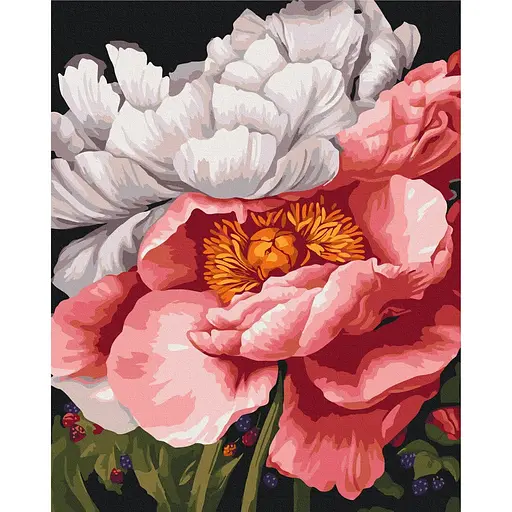 Картина по номерам на подрамнике Brushme Тишина в цветах Анастасия Алехина