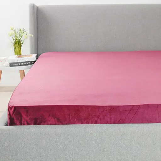 Простирадло ТЕП Velour з резинкою бордове (2-04824_35034) - фото 2