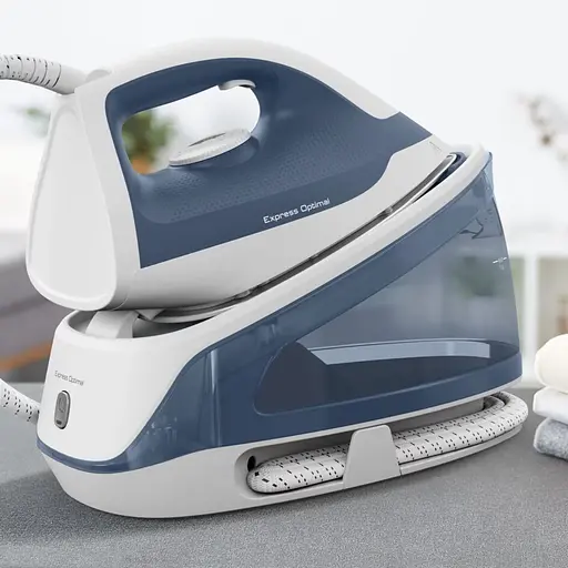 Tefal Праска-парогенератор Optimal, 2200Вт, 1200мл, паровий удар -190гр, постійна пара - 110гр, керам. підошва, біло-синій - фото 6