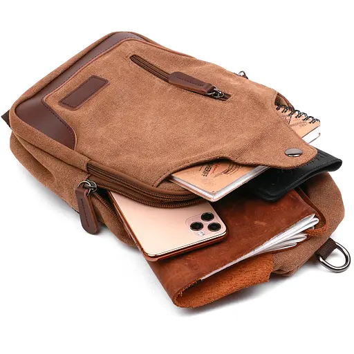 Чоловіча сумка Vintage 20х32х6,5 см sum0020091 - фото 5