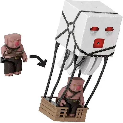 Ігровий набір Minecraft Повітряна куля з Гаста з Minecraft: фільм (JFB69) - фото 4