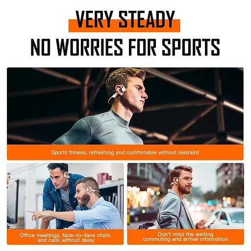 Бездротові навушники Onikuma T37, BT5.3, 85mAh, 10h, orange - фото 7