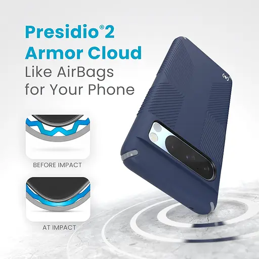 Оригінальний протиударний чохол Speck Presidio2 Grip для Google Pixel 8 Pro (6.7") Coastal Blue 150583-3206 - фото 5