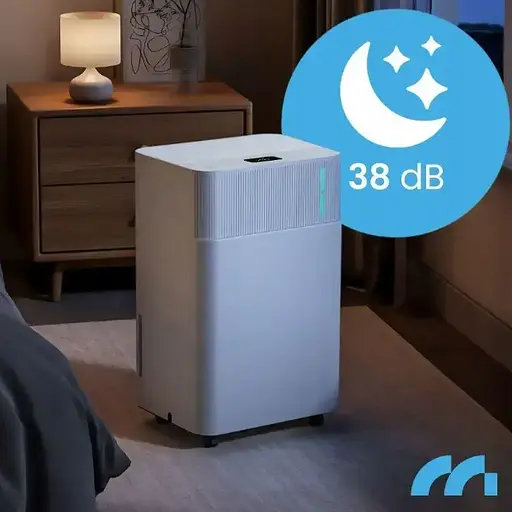 Осушитель воздуха Maltec DH-12300, 200 Вт, 12 л/24 ч, Wi-Fi, LED-дисплей, гигростат, функция сушки белья - фото 4