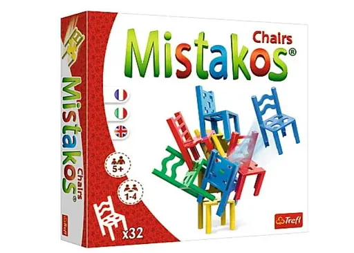 Настільна гра Trefl Стільчики для 4-х гравців (Міstakos) (укр.) (02321)