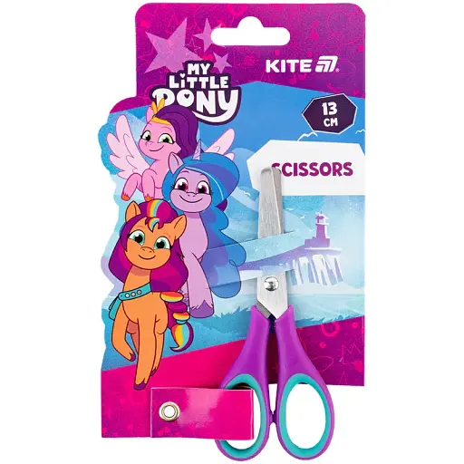 Ножиці дитячі з гумовими вставками Kite My Little Pony 13 см фіолетові (LP25-123) - фото 2