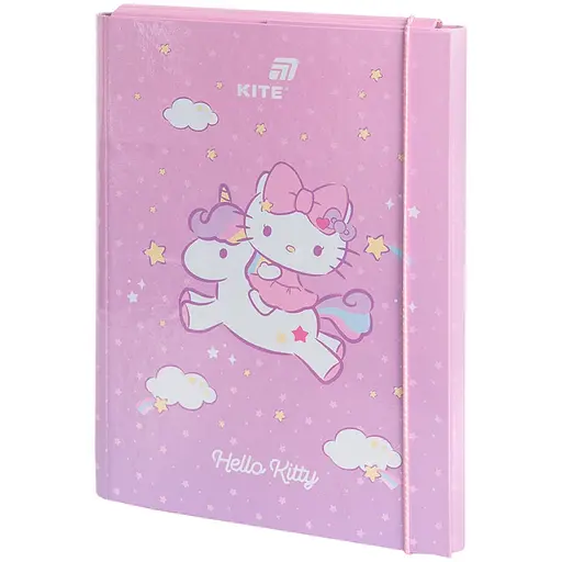 Папка для работы Kite Hello Kitty А4 на резинке (HK25-213-1)