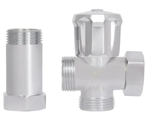 Кран кульовий приладовий Thermo Alliance Standart 3/4"Зх3/4"Зх3/4" В вентиль SD183W20 - фото 4