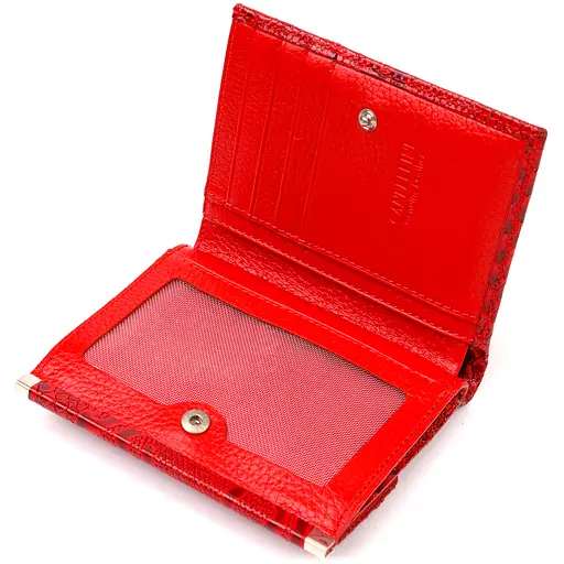 Женский кожаный кошелек Canpellini 12х9.8х1.5 см acs0025493 - фото 3