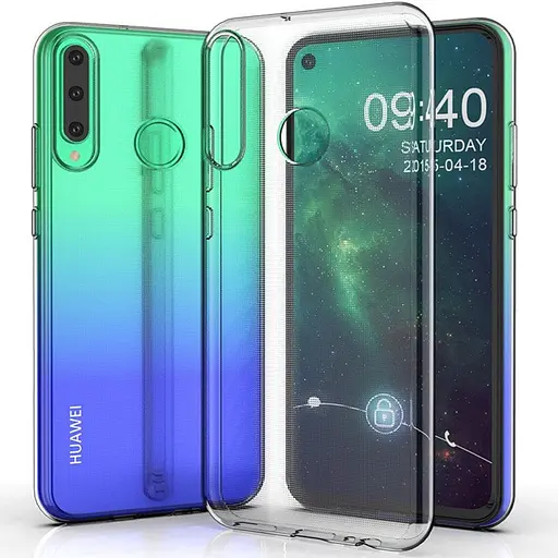 TPU чехол Epik Transparent 1.5 mm для Huawei P40 Lite E / Y7p 2020 Бесцветный прозрачный