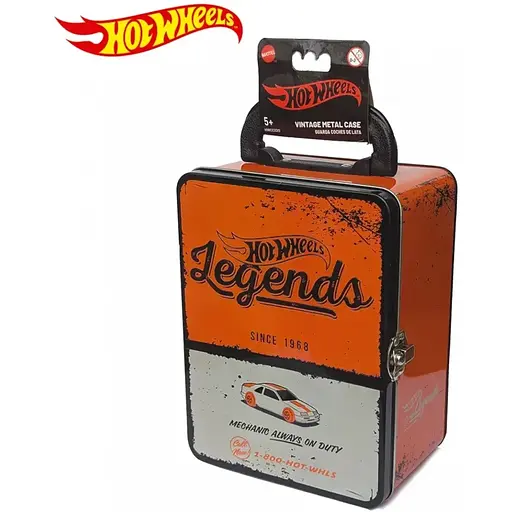 Контейнер Hot Wheels для 18 машинок вінтажний помаранчевий (HWCC22O)