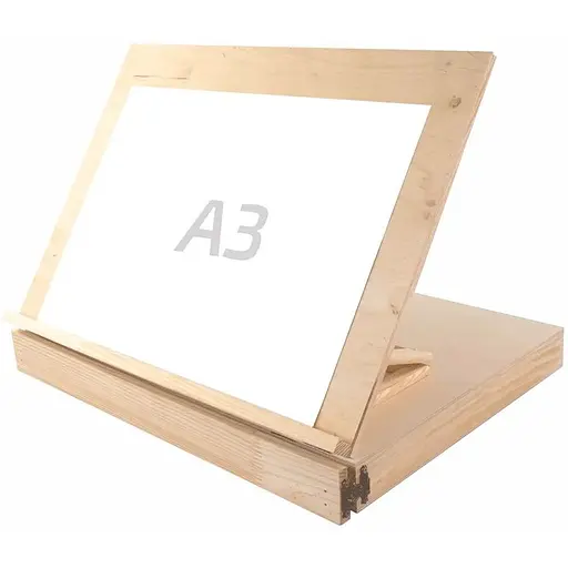 Мольберт-планшет настольный ROSA Studio А3+ 50×8,5×38см с ящиком фанера в упаковке - фото 2