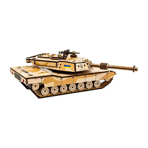 Деревянный 3D конструктор Абрамс PuzzleOk Puz-26917 187 деталей - фото 5