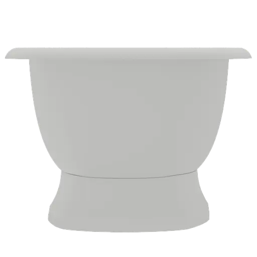 Ванна отдельностоящая матовая Amdcon Olmpa 180x90 на пьедестале из литого камня OLMPA_180_pad_MAT Белый матовый - фото 9